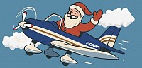 père noel avion